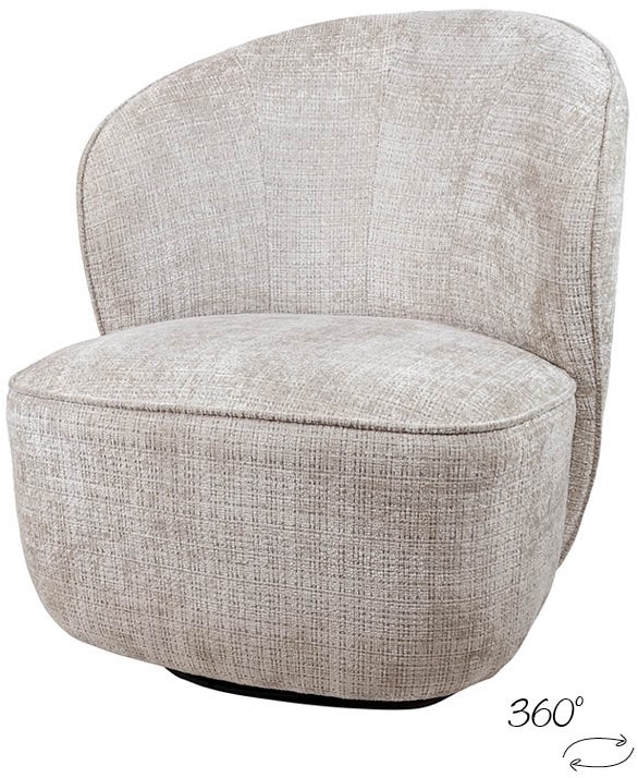 Draaifauteuil Avi 360 8211 Cremona 8211 Taupe 04