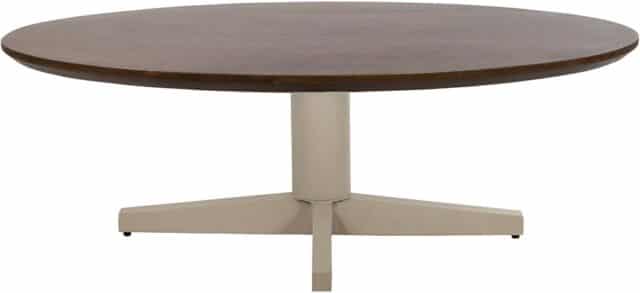 Salontafel Scorpio 8211 Mango Bruin Walnoot 8211 Poot Beige 8211 130 Cm