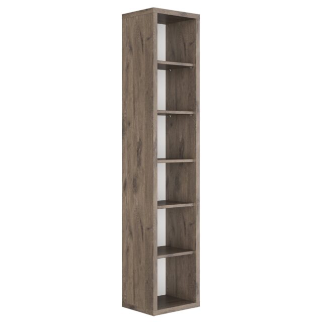 Boekenkast Elio 8211 Eiken Bruin Viking Fineer 8211 Hoogte 210 Cm