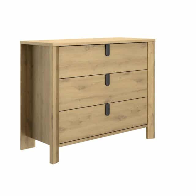 Ladekast Lugano 8211 Artisan Eikenafwerking 8211 Met 3 Lades