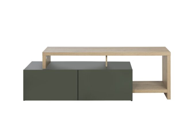 Tv Meubel Artisan 8211 Artisan Eiken Afwerking 8211 Met 2 Deuren 8211 155 Cm