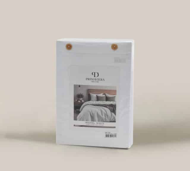 Dekbedovertrek Wafel 8211 Wit 8211 140 215 200 260 Cm
