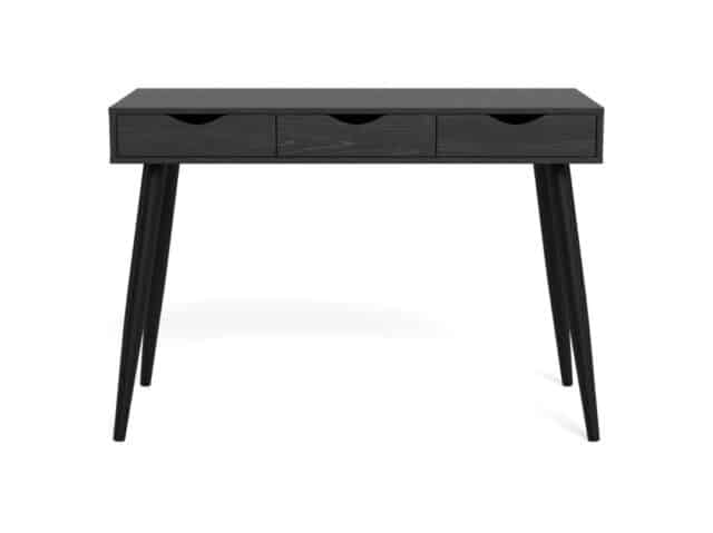 Bureau Neptun 8211 Zwart Melamine Alu