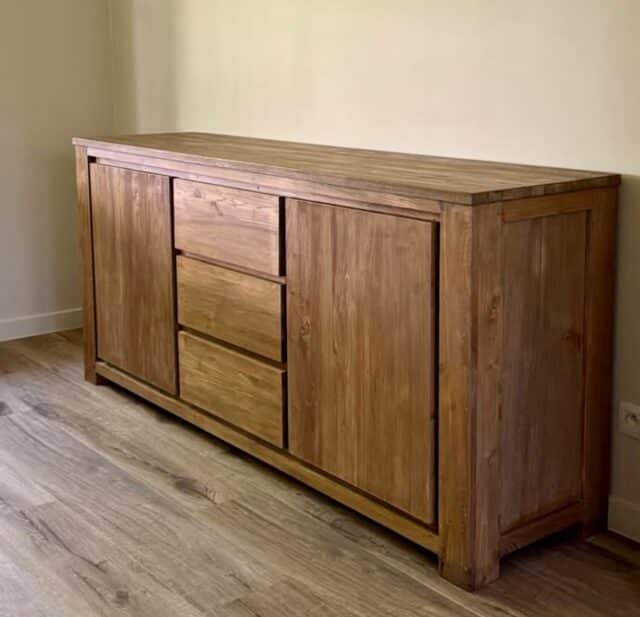 Dressoir Dk Lierop 8211 Naturel Teakhout 8211 200 Cm