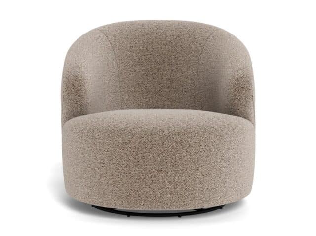 Loungestoel Westport 8211 Boucle Beige 8211 Draaimechanisme
