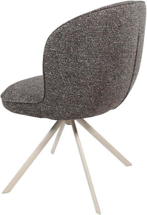 Eetkamerstoel Kate 8211 Present Donkerbruin 456 8211 Off White Draaipoot 360 Minimale Bestelling 2 Stuks