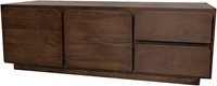 Tv Dressoir Bloemfontein 8211 Massief Gezandstraald Mangohout 8211 150 Cm Met 2 Deuren En 2 Lades