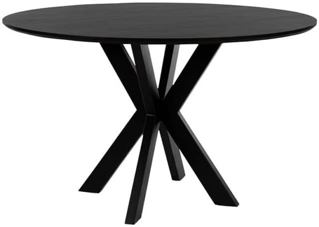 Eetkamertafel Tokio 8211 Zwart Acacia Hout 8211 130