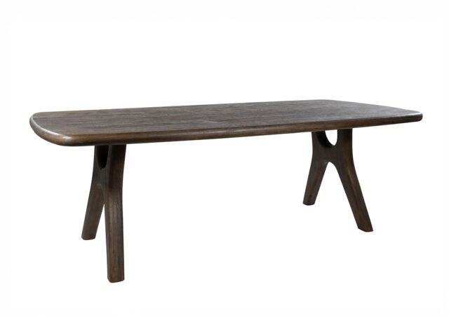 Eetkamertafel Addo 8211 Mangohout Espressobruin 8211 200 Cm 8211 Met Afgeronde Hoeken