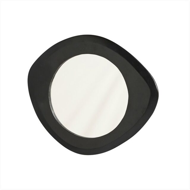 Spiegel Flare 8211 Zwart 8211 50 Cm 8211 Geometrisch