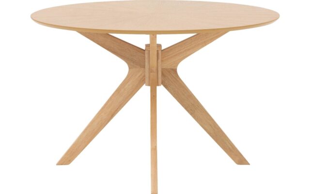 Eetkamertafel Julia 8211 Eiken Naturel 8211 120 215 120 Cm