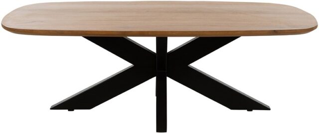 Salontafel Deens 8211 Mango Smooth Naturel 8211 Ovaal 8211 120 Cm