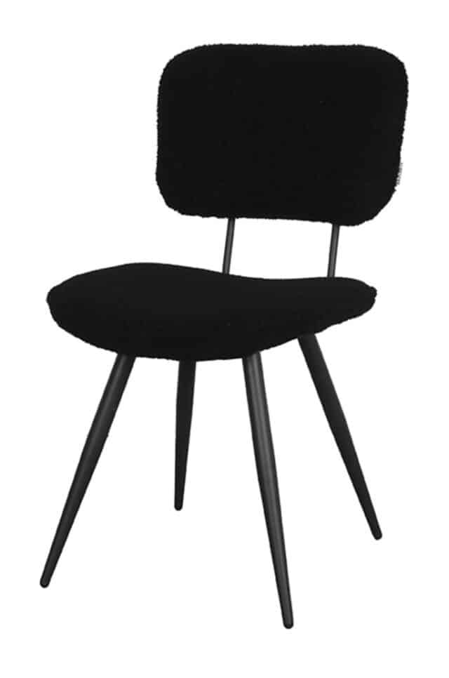 Eetkamerstoel Ted 8211 Zwart Teddy Minimale Bestelling 2 Stuks