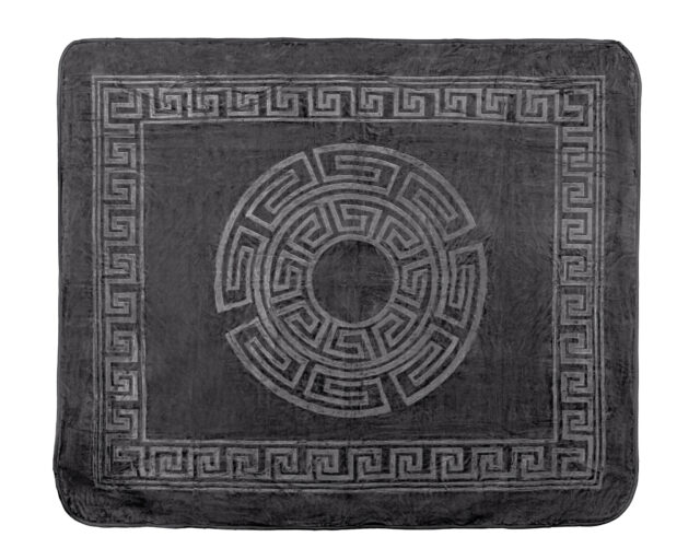 Deken Zeta Gembosseerd 8211 Antraciet 8211 Met Relif 8211 200 215 240 Cm