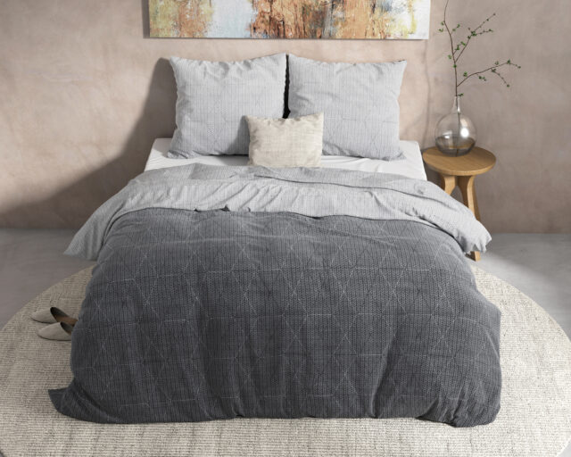 Dh Flanel Quinn Antraciet 240 X 220