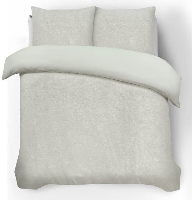 Dekbedovertrek Glamour 8211 Flanel Deco Folie 8211 Crme 8211 200 215 200 220 Cm