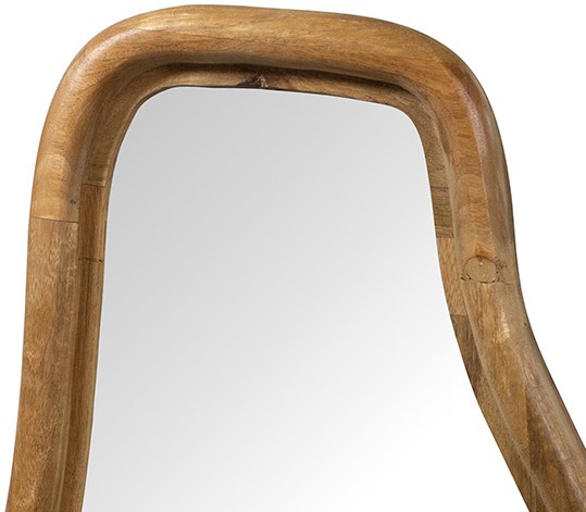 Spiegel Wavy 8211 Glad Naturel 8211 Golvend 8211 Hoogte 80 Cm