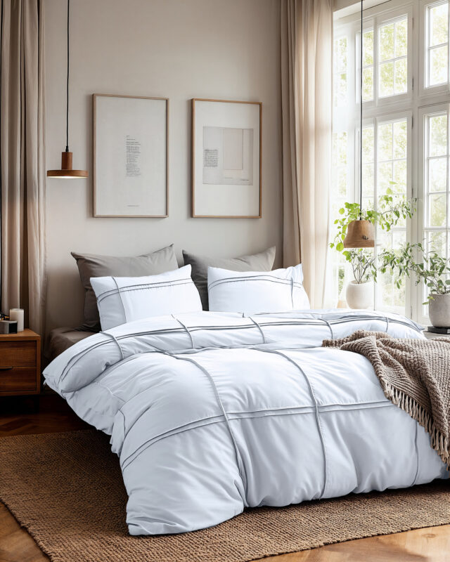 Dd Gewassen Getuft Wit 140 X 200 220