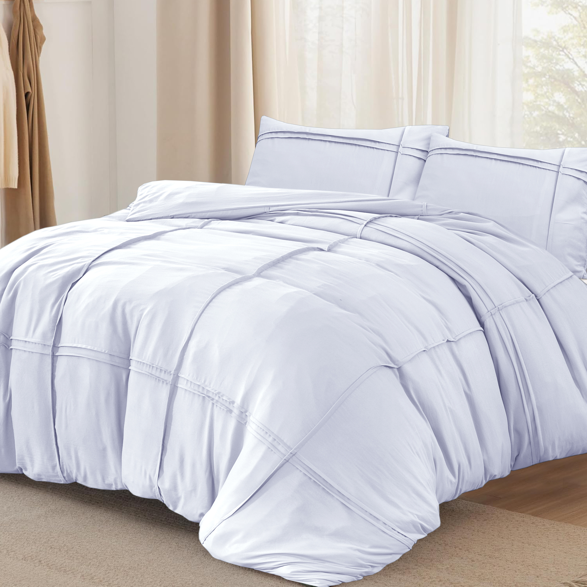 Dd Gewassen Getuft Wit 140 X 200 220