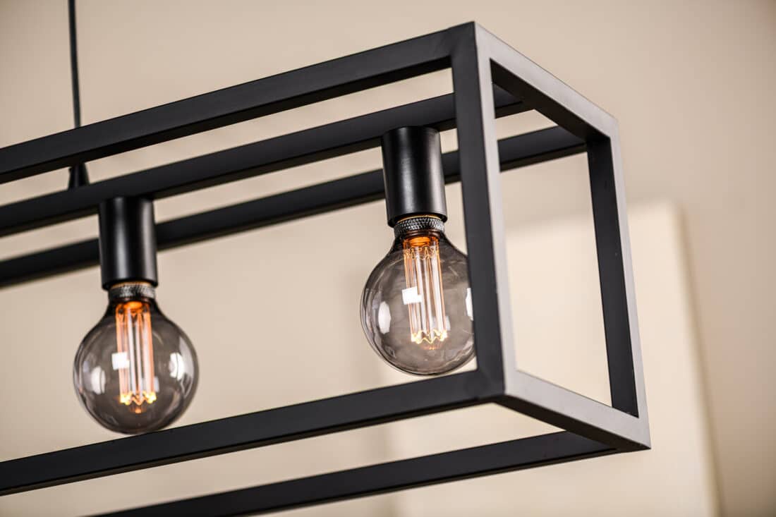 Hanglamp H340 8211 Zwart 8211 Metaal 8211 5 Lichts