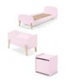 Deze Kiddy Combinatie In Roze Bestaat Uit Een Bed 90 215 200 Nachtkastje En Speelkoffer