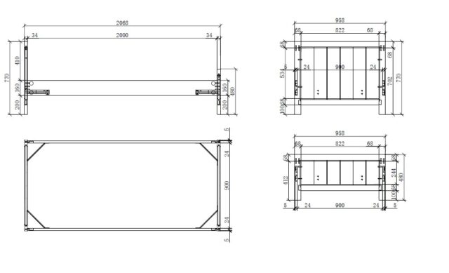 Deze Erik Combinatie In Wit Bestaat Uit Een Bed 90 215 200 Met Bijbehorende Lattenbodem Rolbed Nachtkastje En 3 Deurs Kleerkast