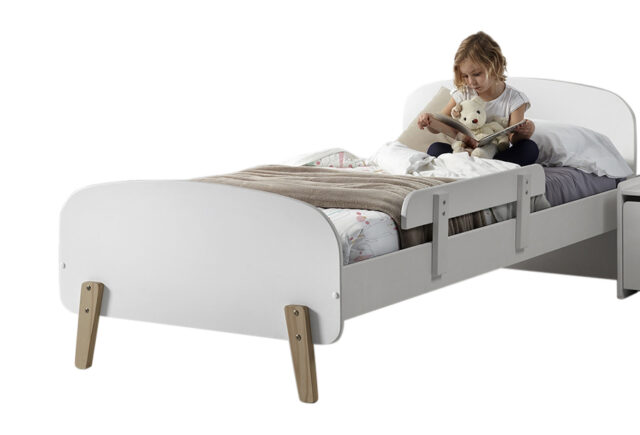 Deze Kiddy Combinatie In Wit Bestaat Uit Een Bed 90 X 200 En Bijbehorende Uitvalbeveiliging