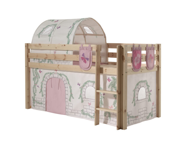 Deze Pino Combinatie Bestaat Uit Een Natuurkleurige Pino Hoogslaper Een Speelgordijn Birdy 3 Zakjes Birdy En Een Tunnel Birdy