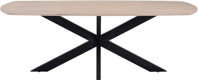 Eetkamertafel Deens Ovaal 230 Mango Asblond