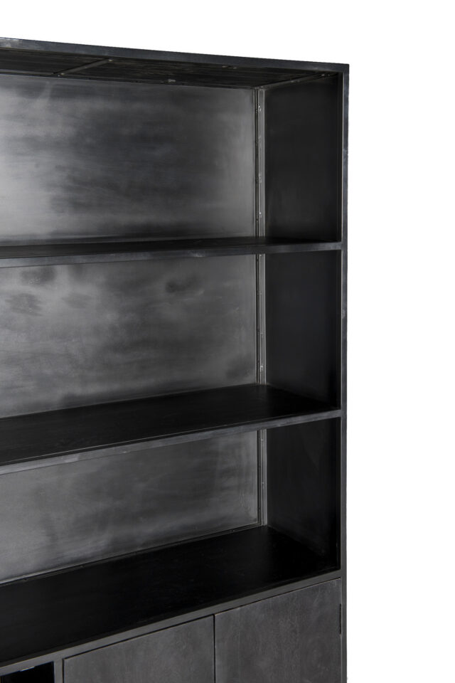 Wandkast Kala 8211 Mangohout 8211 Metaal 8211 120 Cm