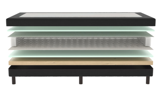 Mrgenn Losse Boxspring Met Bonellvering Zwart 80 215 210