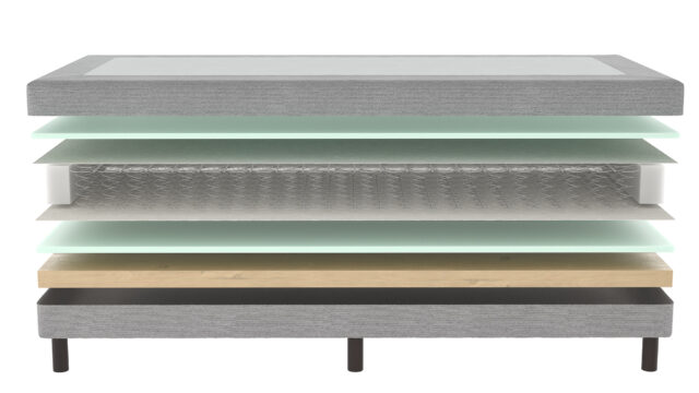 Mrgenn Losse Boxspring Bonellvering Grijs 80 215 220