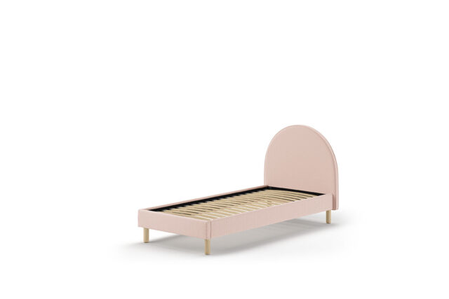 Moon Bed 90 215 200 Boucl Roze