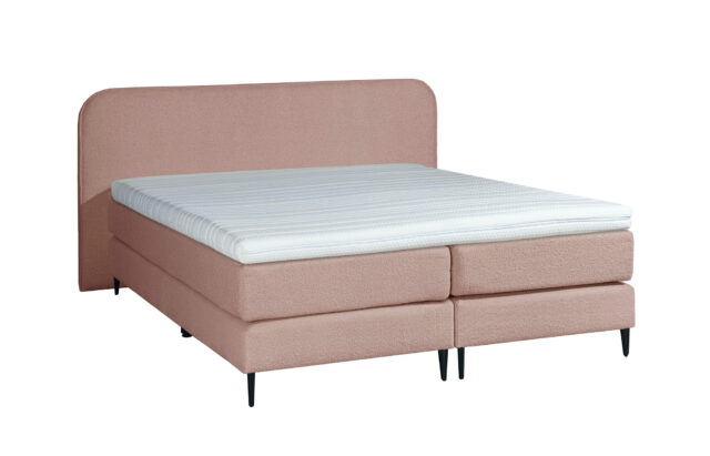 Mrgenn Boucl Boxspring Oudroze 180 215 210