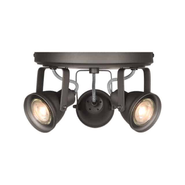 Spot Max Led 8211 Grijs 8211 Metaal 8211 3 Lichts