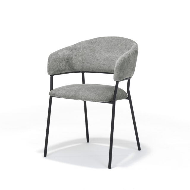 Liam Armstoel Stof Perfect Harmony Grijs