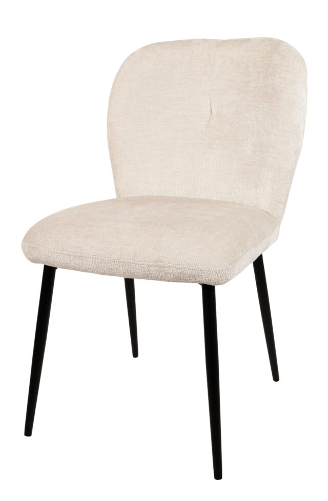 Eetkamerstoel Bobby 8211 Stof Perfect Harmony Ivoor 02 8211 Metaal Minimale Bestelling 2 Stuks
