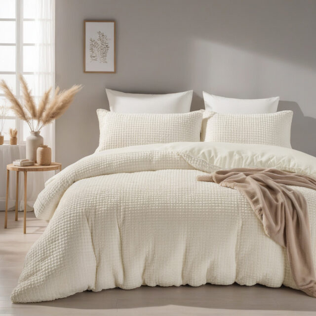 Geruit Teddy Beige 140 X 200 220