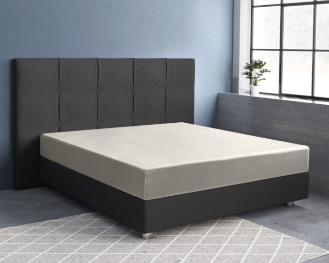 Satijnen Hoeslaken Crme 80 X 200