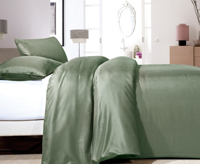 Satijn Point Groen 240 X 220