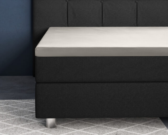 Topper Satijnen Hoeslaken Crme 140 X 200