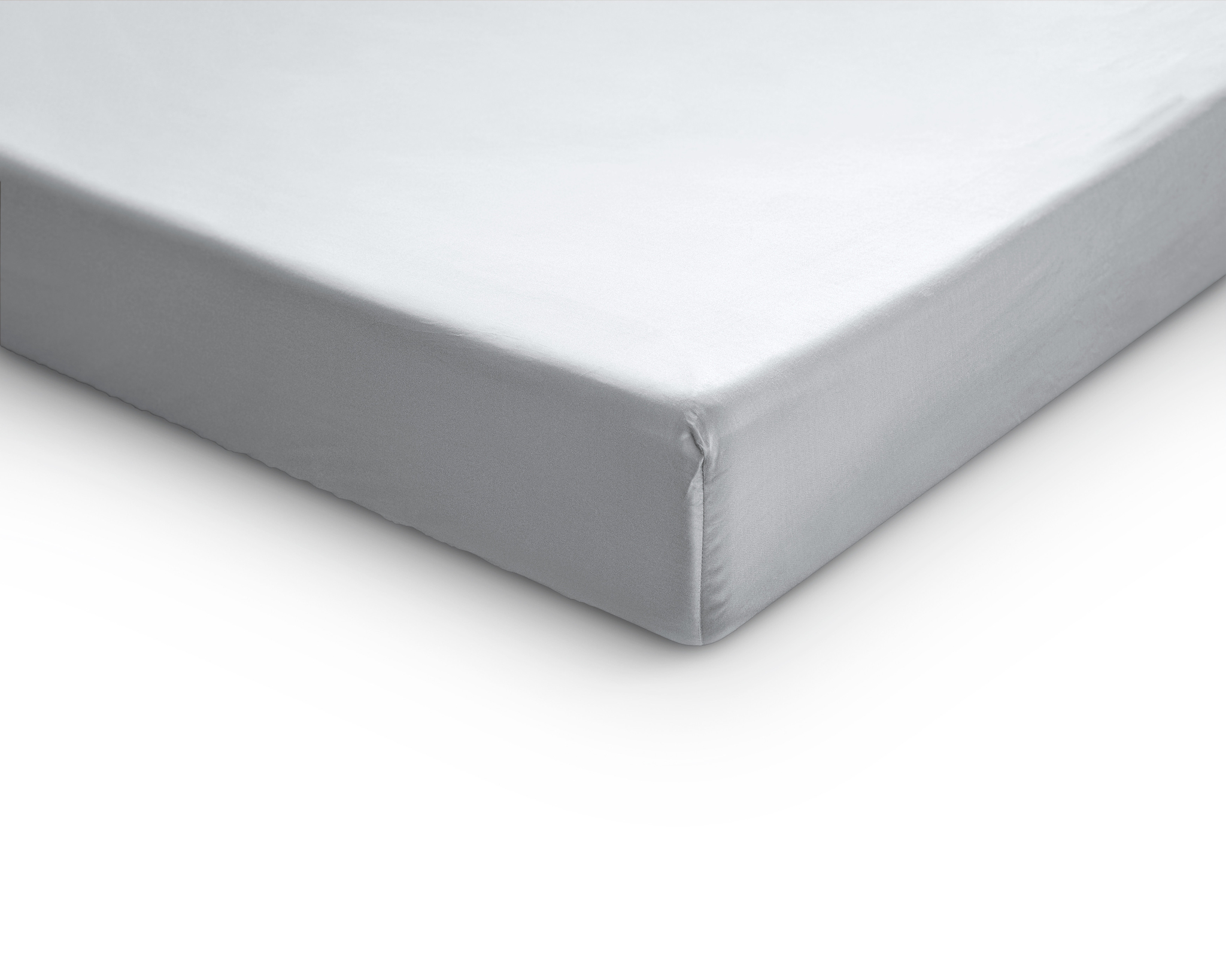 Topper Satijn Hoeslaken Wit 90 X 220