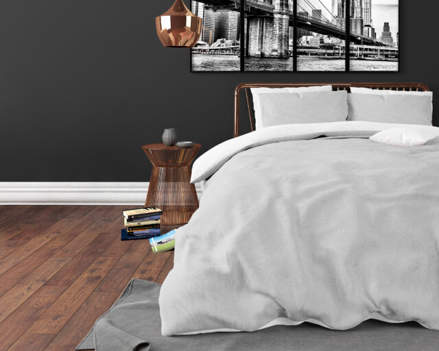 Omkeerbaar Wit Grijs 140 X 220