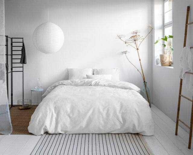 Uni Satijn Dekbedovertrek Wit 240 X 200 220