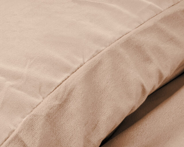 Velvet Effen Dekbedovertrek Huidkleurig 240 X 220