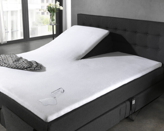 Waterdichte Molton Matrasbeschermer Incontinentie Splittopper Hoeslaken 160 X 220