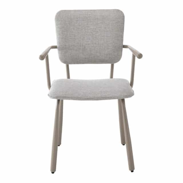 Armstoel Brix Finn 8211 Stof Beige 8211 Beige Metaal Minimale Bestelling 2 Stuks