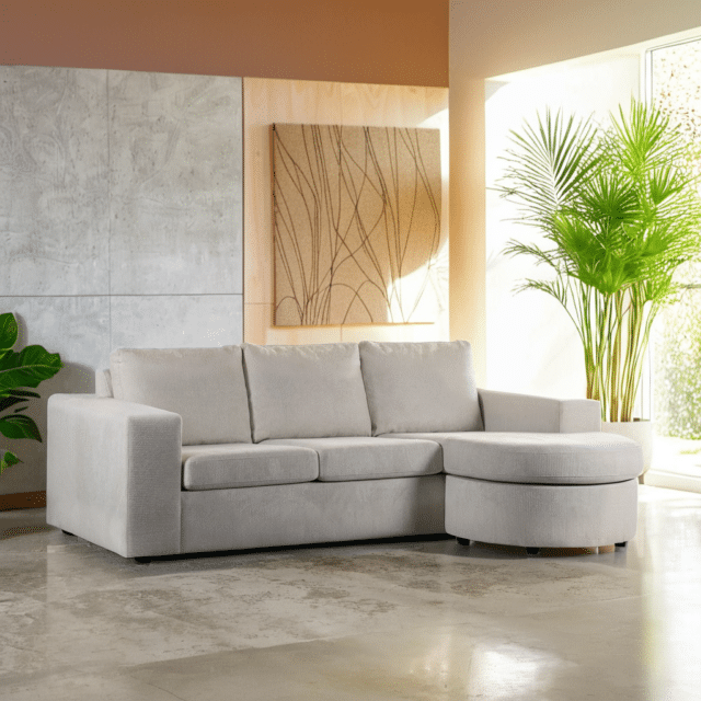 3 Zitsbank Cl L R Stof Lord 22 E460 Beige