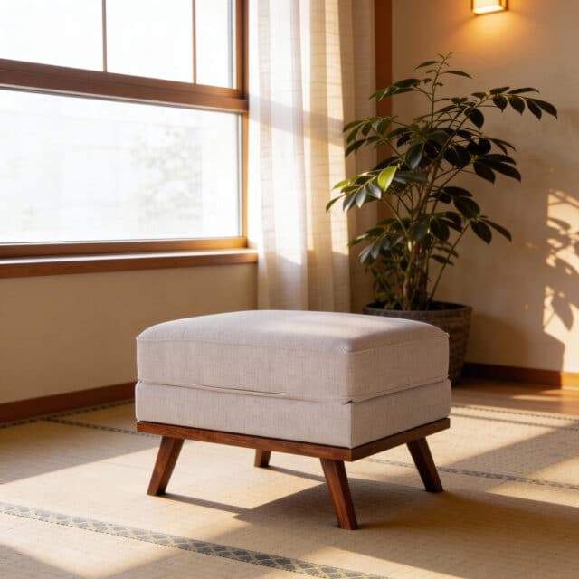 Japandi Poef Stof Grande 03 G460 Beige