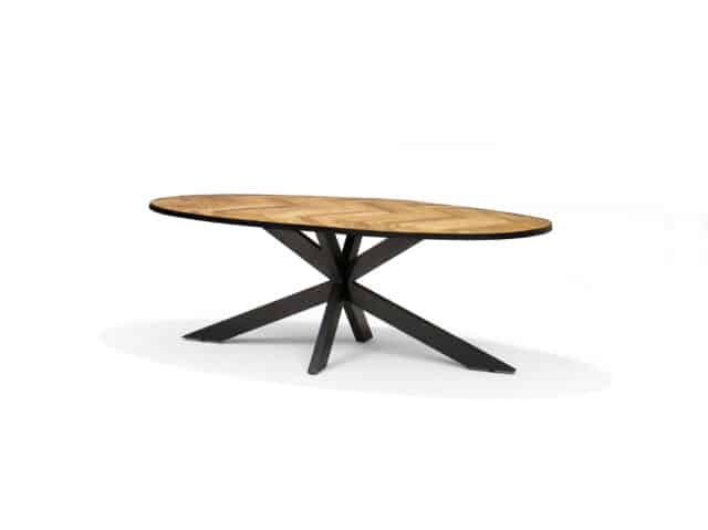 Eetkamertafel Agra Mango Visgraat 8211 200 215 100 Ovaal